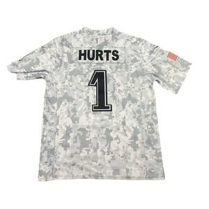 Philadelphia Eagles | Men’s Medium #1 Jalen Hurts “Salute to Service” Jersey
